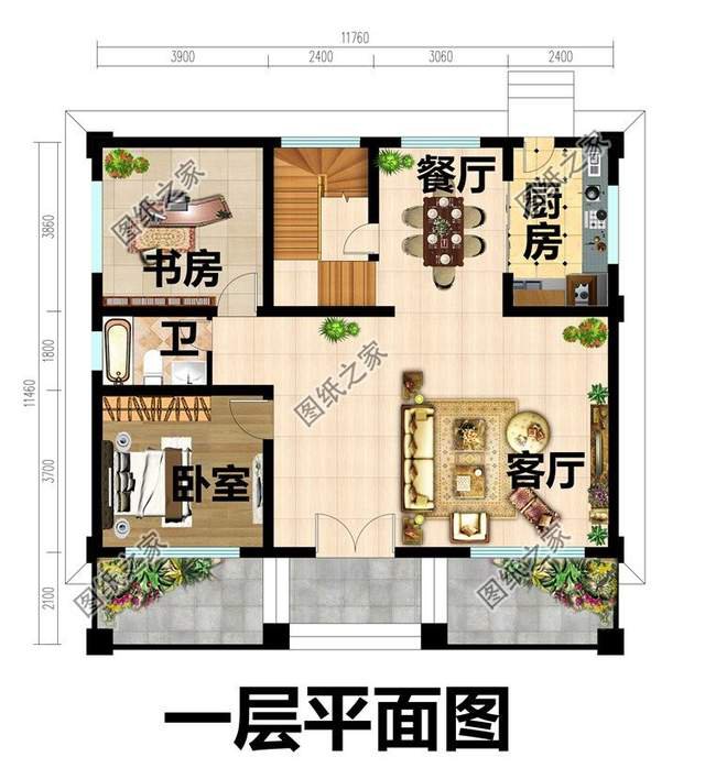 乡下简欧式自建房效果图，摈弃富丽堂皇，继承唯美浪漫