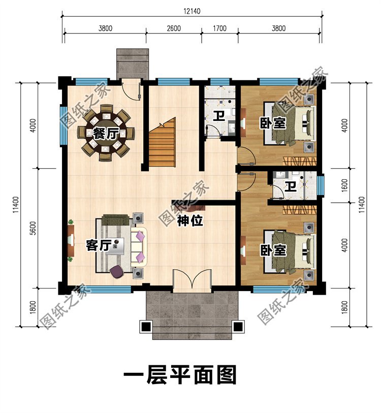 经典三层别墅设计图1