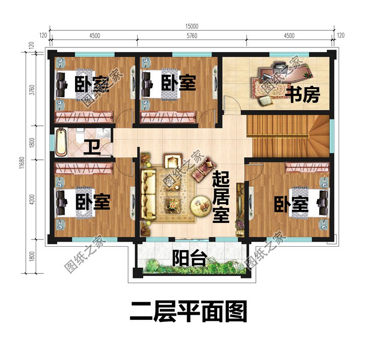 极简大气二层别墅设计图3