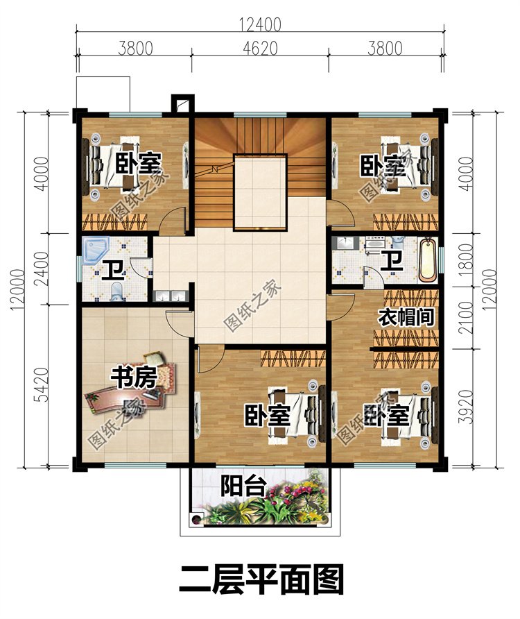 大气优雅二层自建房3