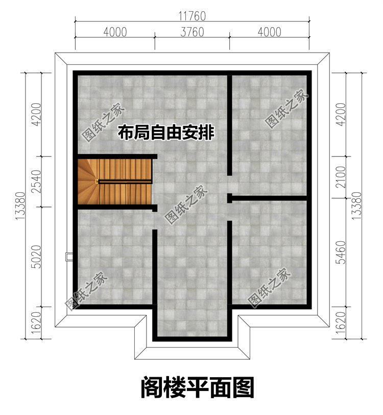 对称设计二层欧式别墅4