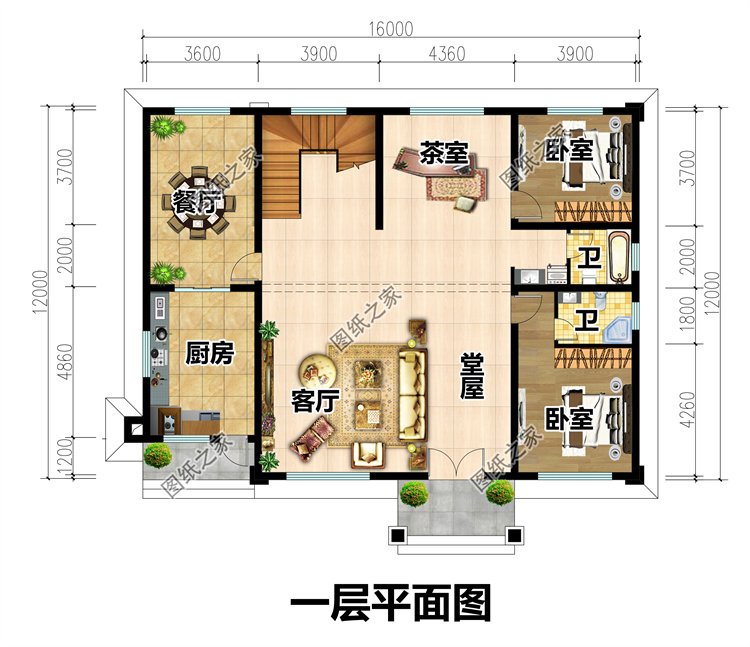 带阳光房二层小别墅2