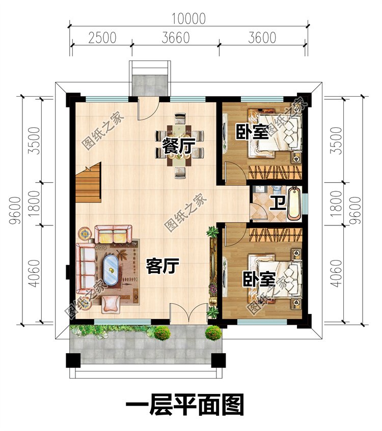 二间二层小型别墅2