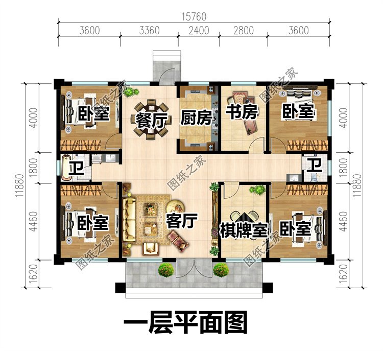 四开间一层自建房2