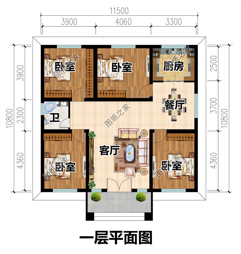 图纸之家y1270效果图和户型图展示