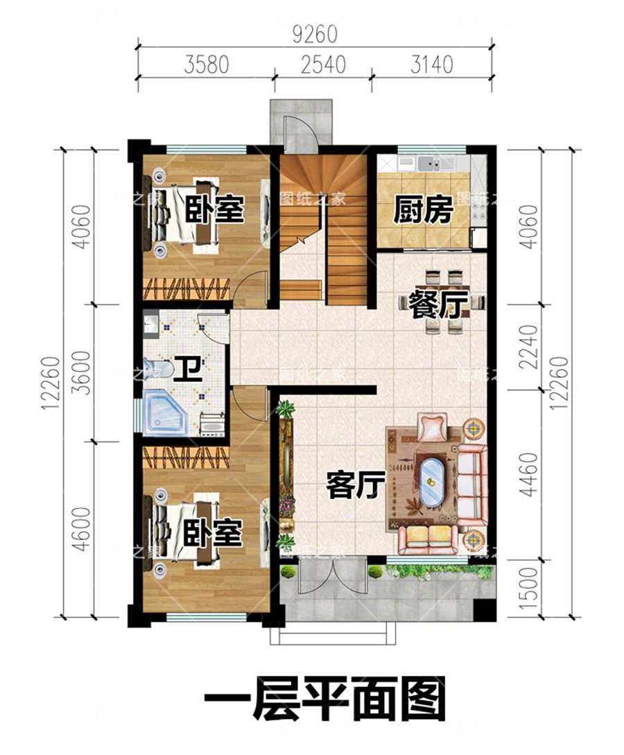 8款乡村别墅图，爆款户型，实用又气派