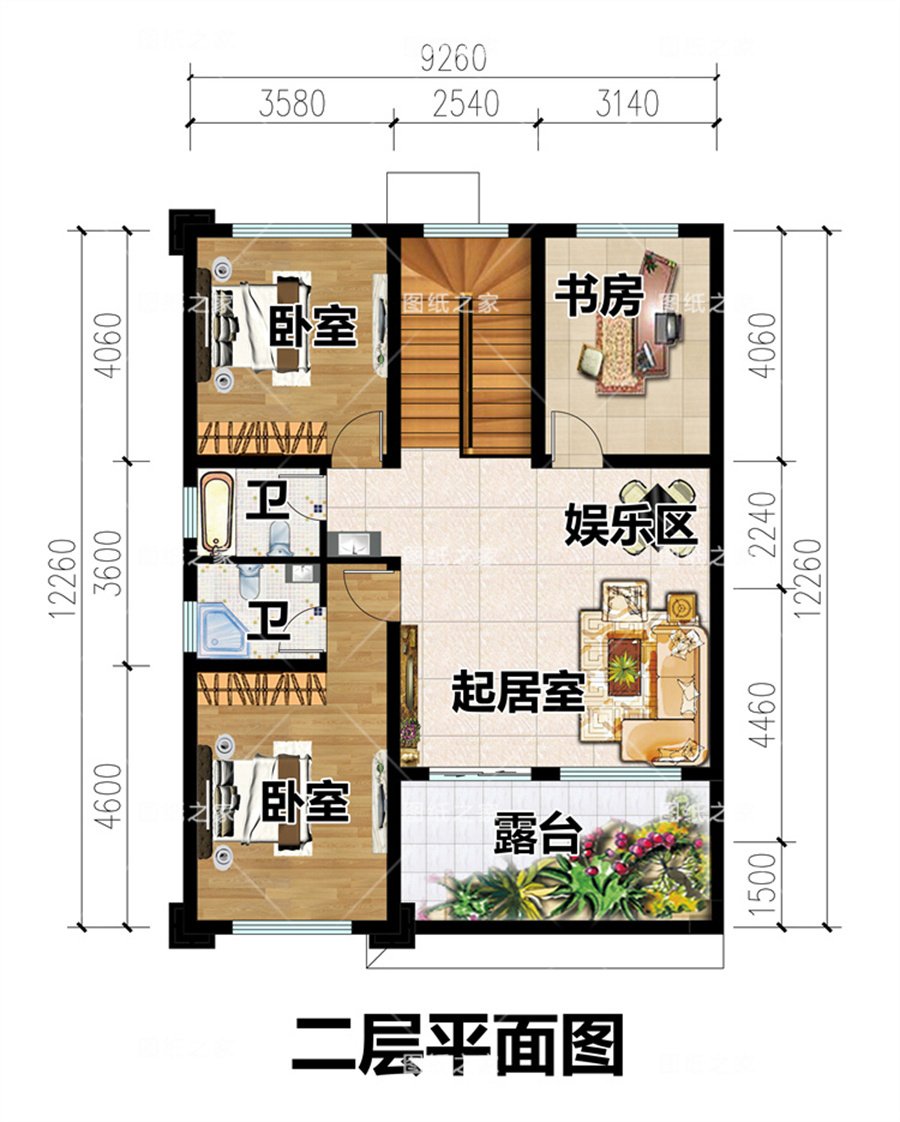 8款乡村别墅图，爆款户型，实用又气派