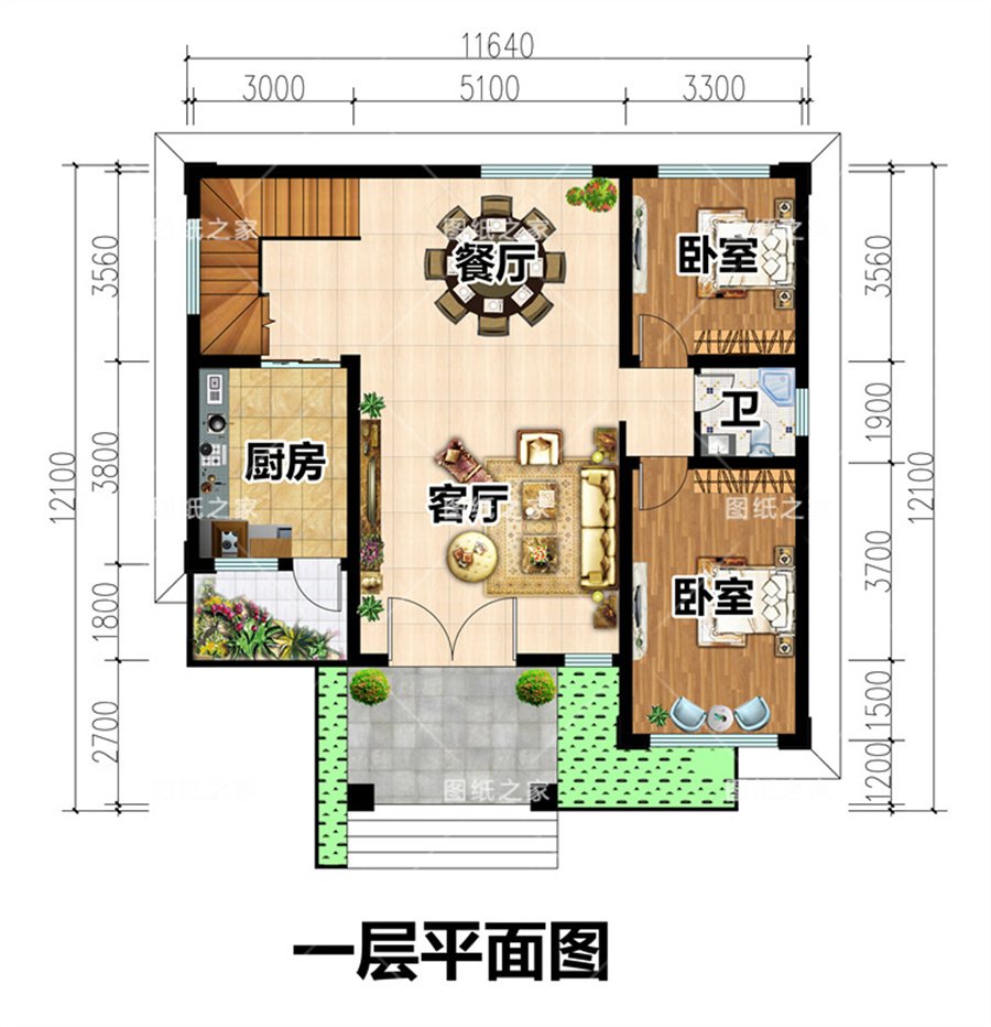 8款乡村别墅图，爆款户型，实用又气派