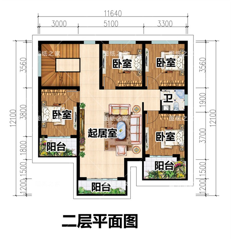 8款乡村别墅图，爆款户型，实用又气派