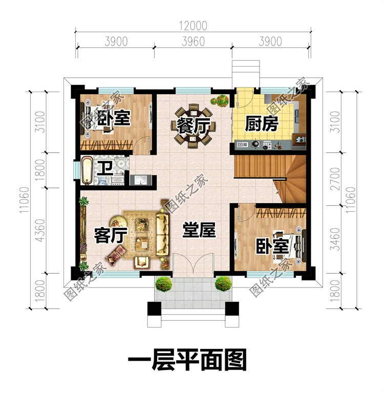 二层农村自建房设计图2