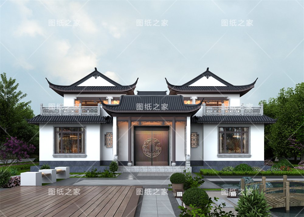 被疯抢的20款一二层农村别墅方案，凭什么成别墅界顶流？