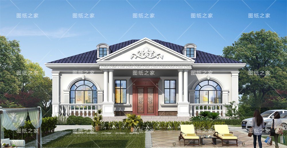 被疯抢的20款一二层农村别墅方案，凭什么成别墅界顶流？