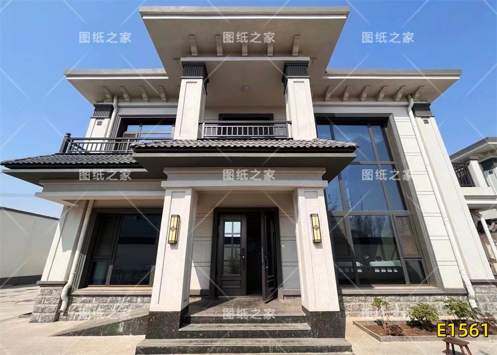 太好看了吧！7款神级农村别墅天花板，这是把图纸直接搬下来了！