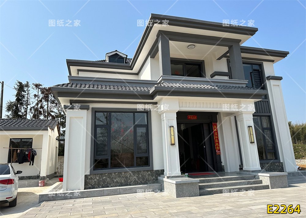 太好看了吧！7款神级农村别墅天花板，这是把图纸直接搬下来了！