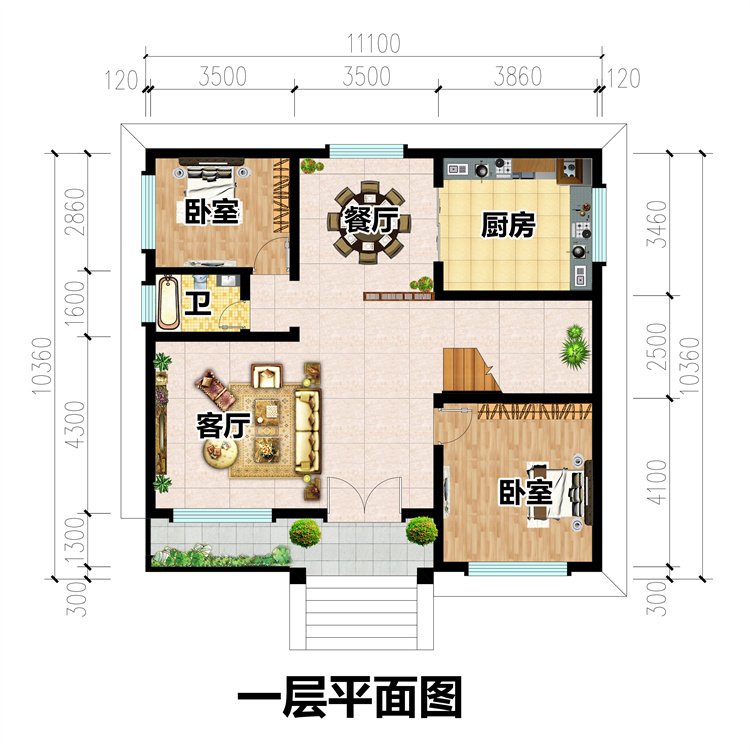 高品质二层别墅设计方案2