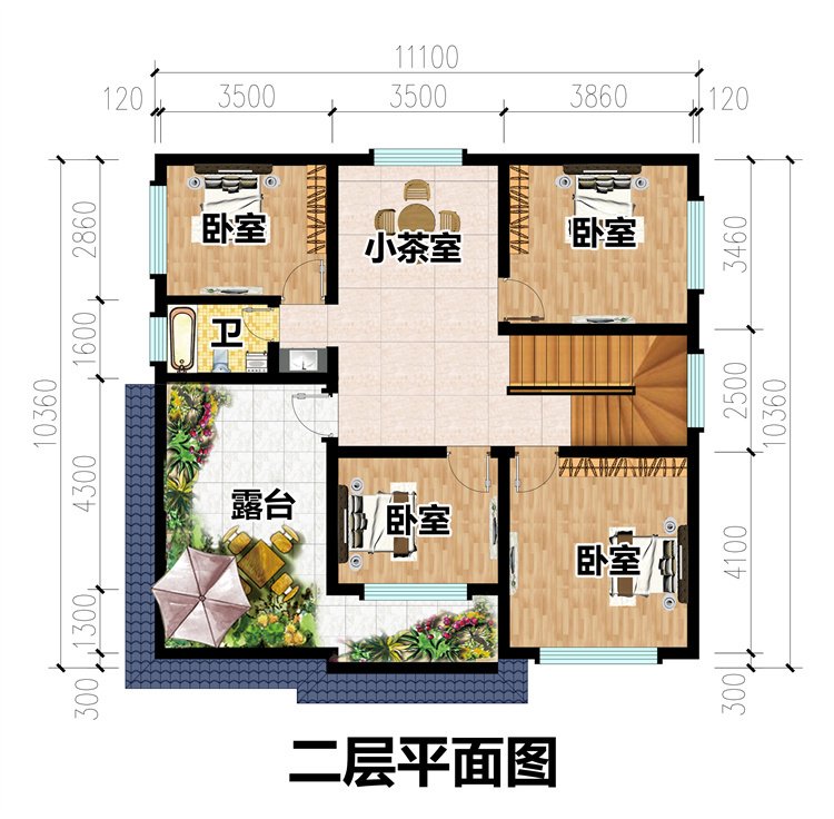 高品质二层别墅设计方案3
