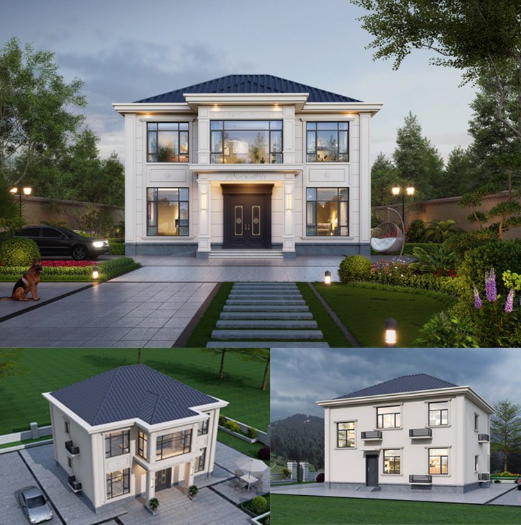 经济适用对称二层自建房1