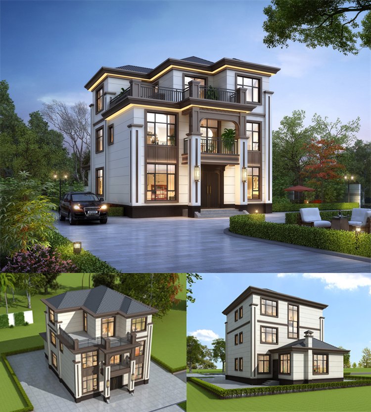 三层简欧别墅设计图1