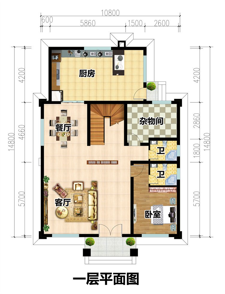 三层简欧别墅设计图2
