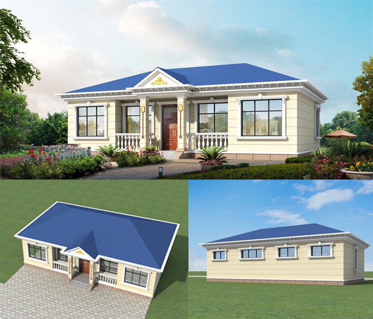 农村一层简单小瓦房设计图1