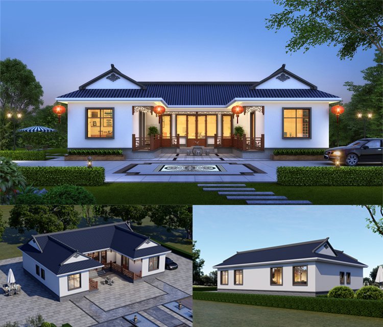 中式三合院设计图1