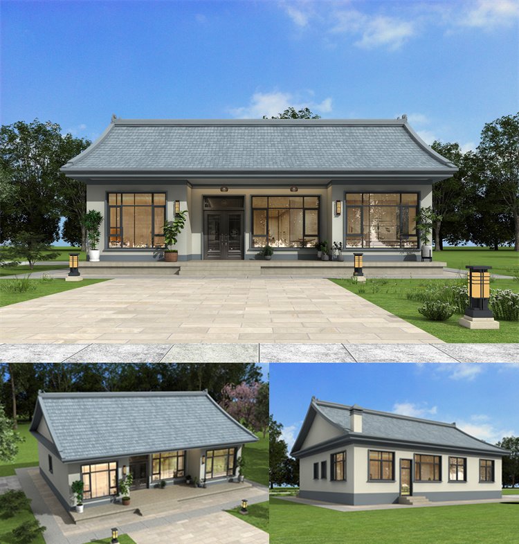 一层乡村养老房小别墅1