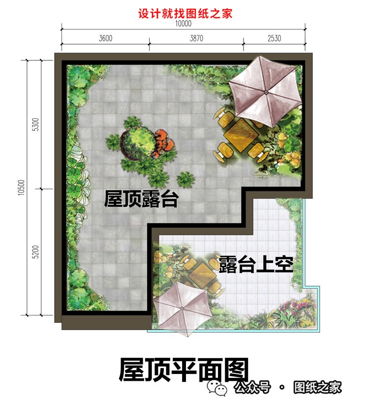 这8款三层平屋顶楼房设计图太美了，一点不输给坡屋顶别墅