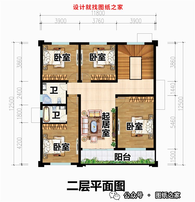 这8款三层平屋顶楼房设计图太美了，一点不输给坡屋顶别墅