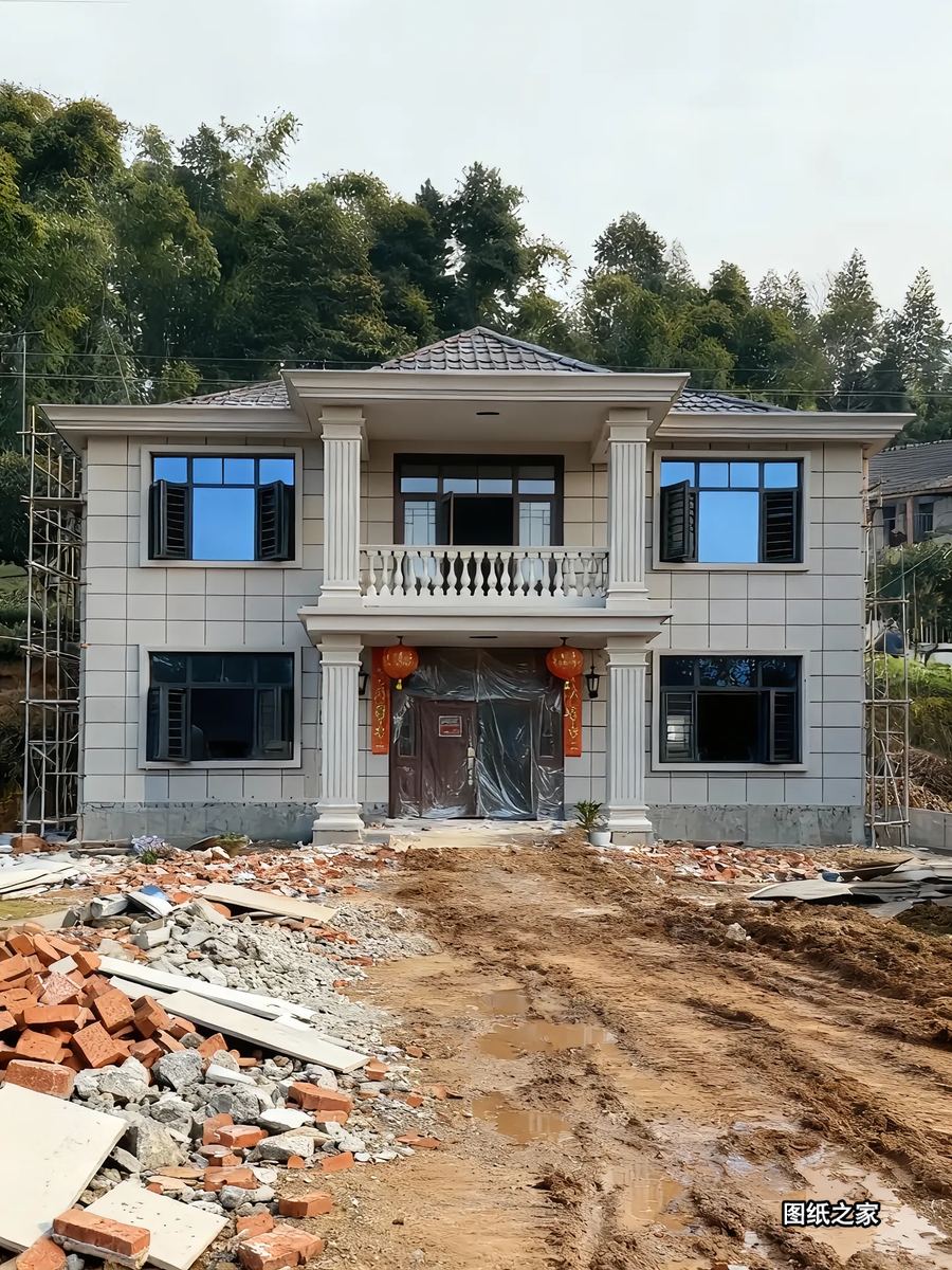 有栋这样的自建房，才叫真正的回家 - 别墅设计效果图