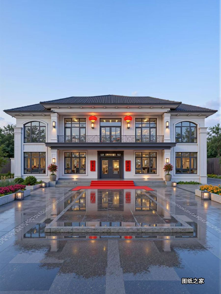 回乡建房不将就，要住就住舒心房 - 别墅设计效果图