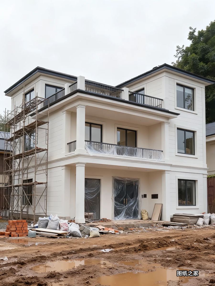 农村有栋好别墅，日子越过越红火 - 别墅设计效果图