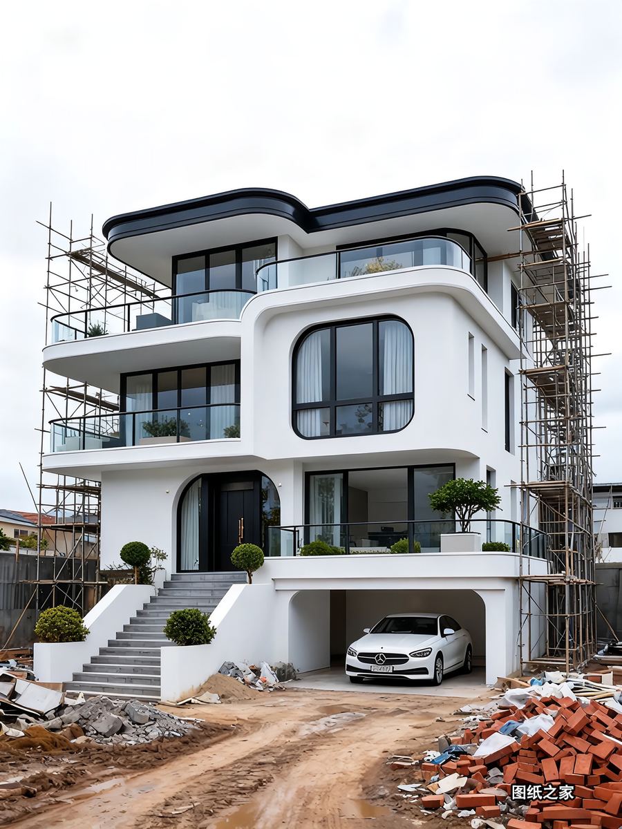 现代风别墅，开阔通透居住舒适 - 别墅设计效果图