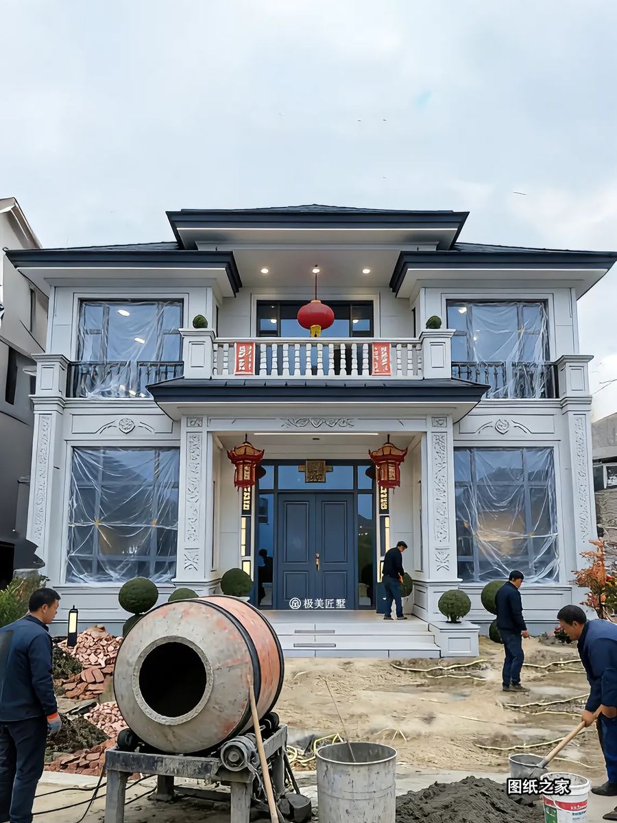  高品质农村别墅，居住几十年不过时 - 别墅设计效果图