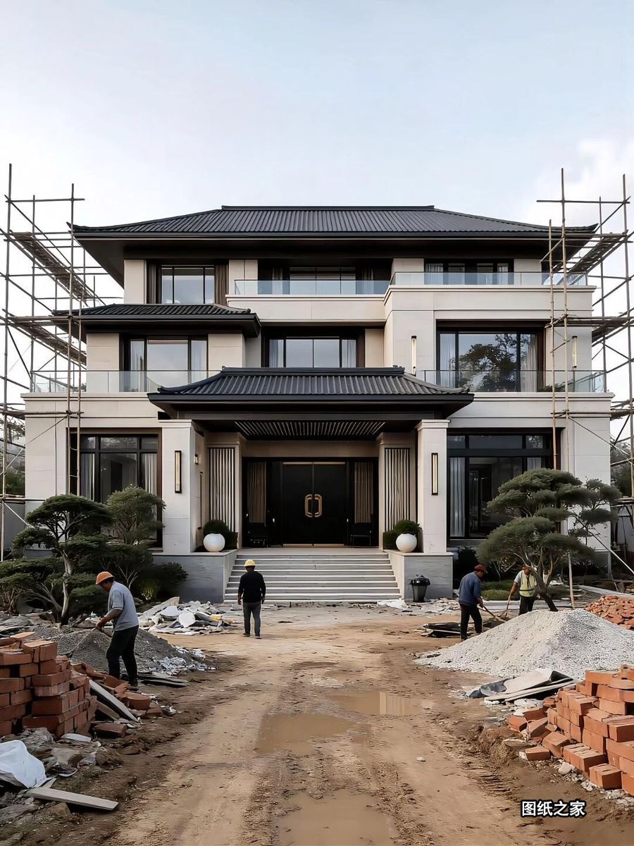 中式小院，藏着最温柔的乡村时 - 别墅设计效果图