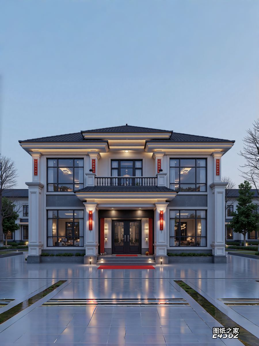 别墅动线设计合理，住着才不憋屈 - 别墅设计效果图