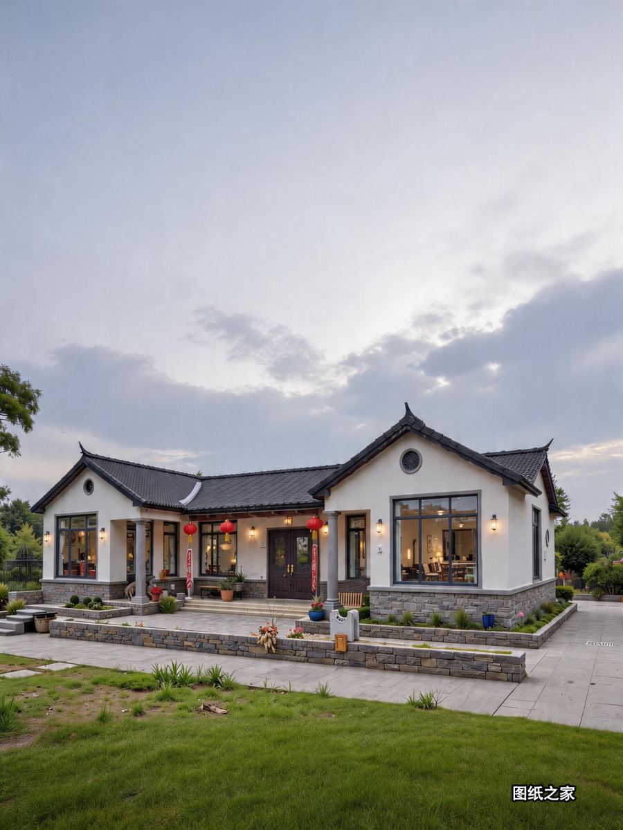 回村建一栋好房，全家跟着享福 - 别墅设计效果图