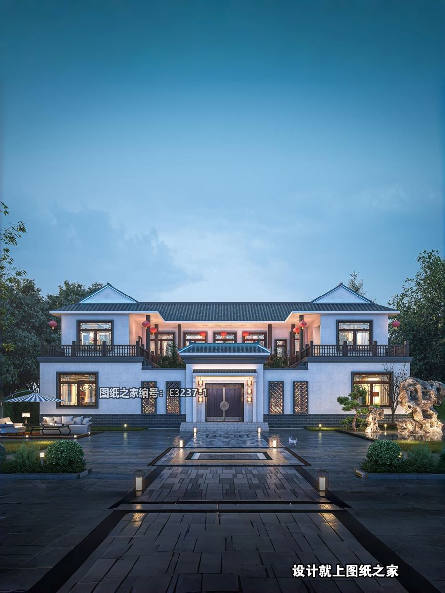 农村自建别墅，越住越有幸福感 - 别墅设计效果图
