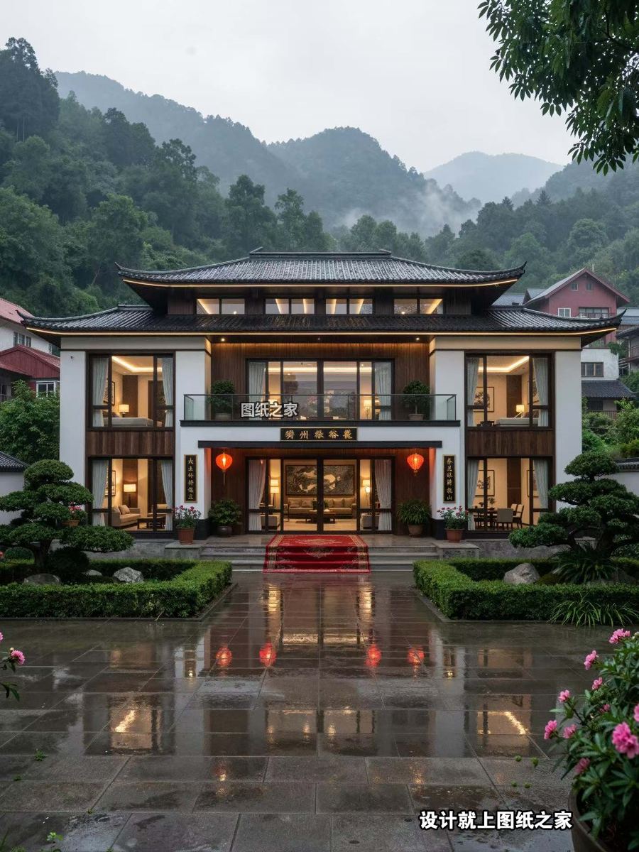 理想乡村生活，从一栋别墅开始 - 别墅设计效果图