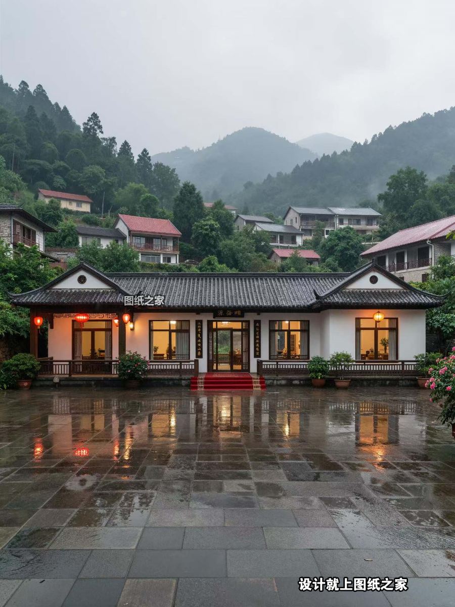 回老家建房，体面又宜居 - 别墅设计效果图